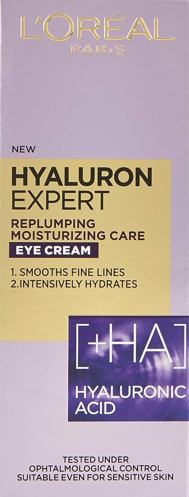 L'Oréal Hyaluron Expert Replumping Moisturizing Care Eye Cream 15 Ml