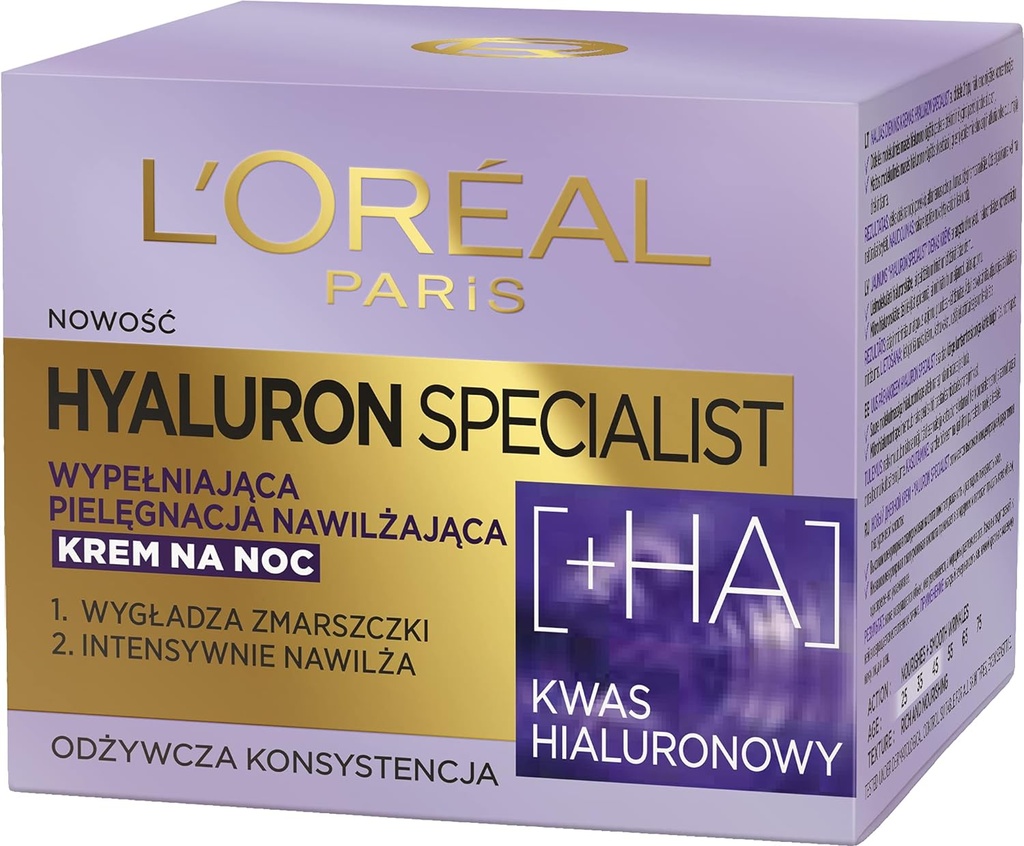 L'Oréal Hyaluron Expert Replumping Moisturizing Care Night Cream Mask