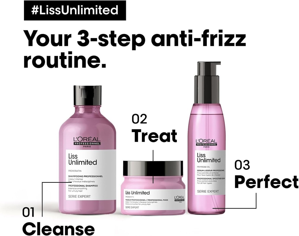 L'Oréal Professionel Liss Unlimited Serum Lisseur 125 Ml