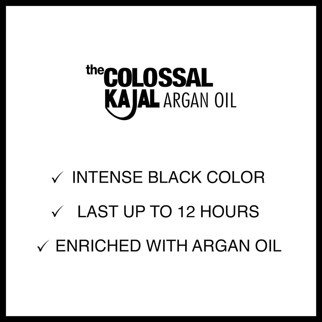 Maybelline Colossal Argan Oil Kajal Black