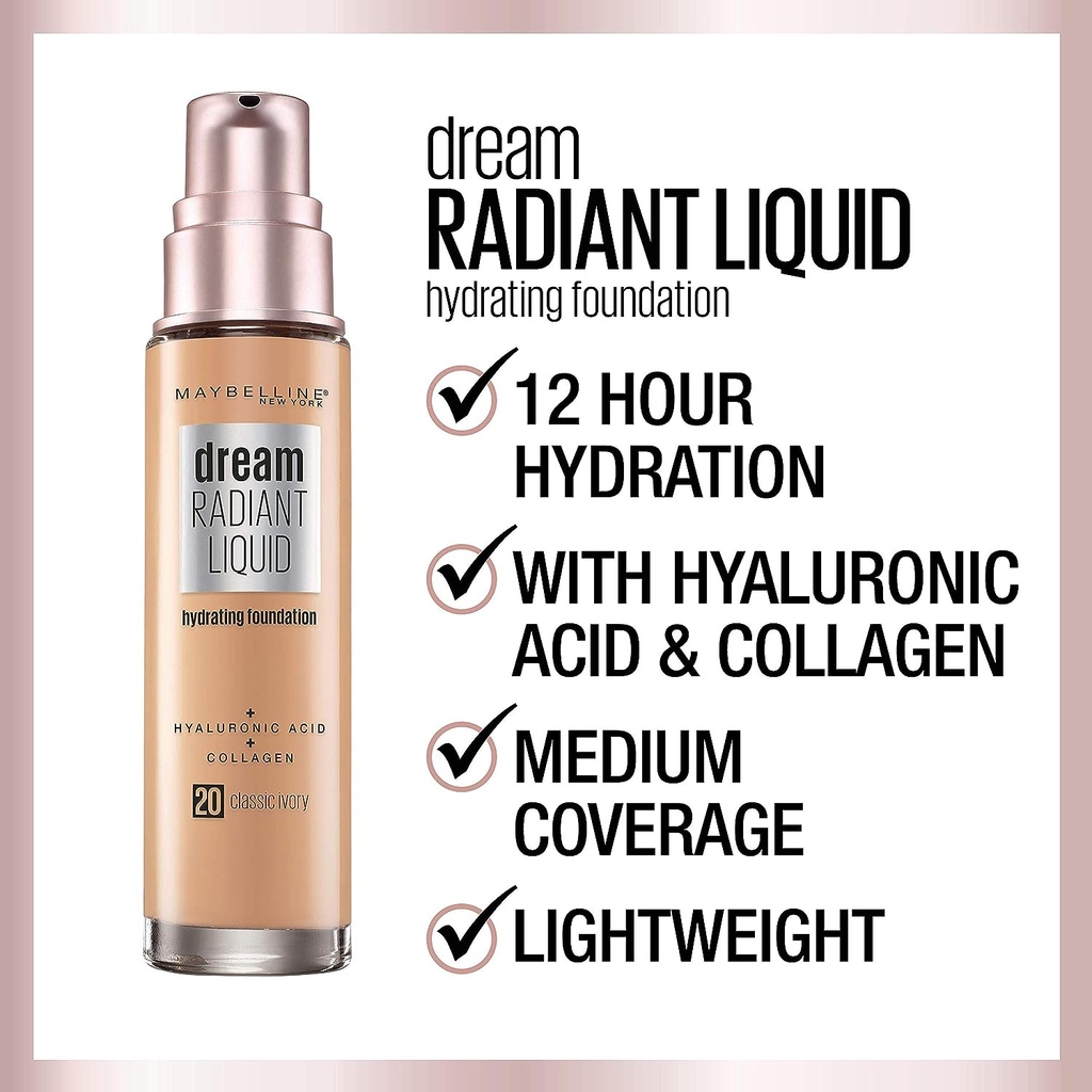 Maybelline Dream Radiant Liquid FDT No.120