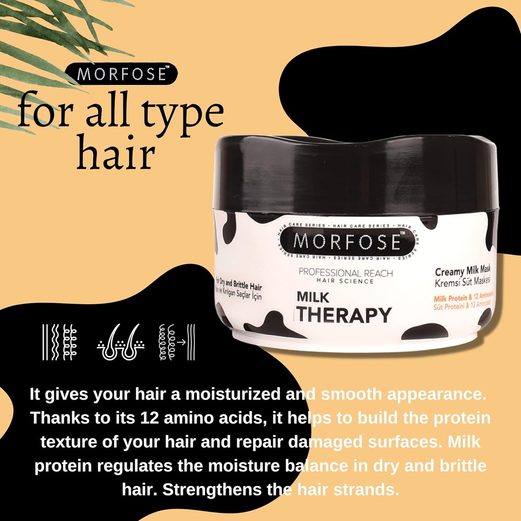 Morfose Milk Therapy Hair Mask 500 Ml