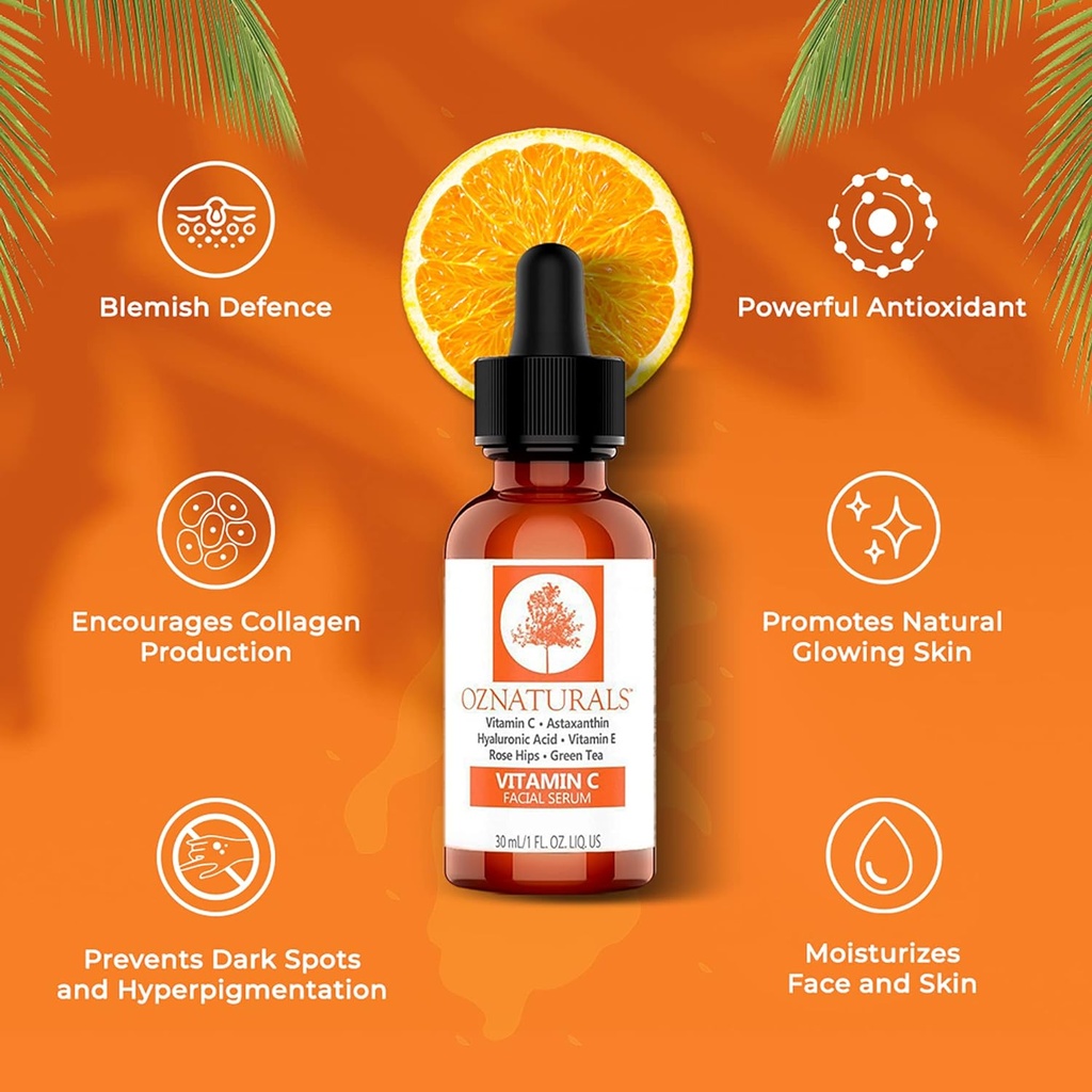 OZ Naturals Vitamin C Facial Serum 30 Ml