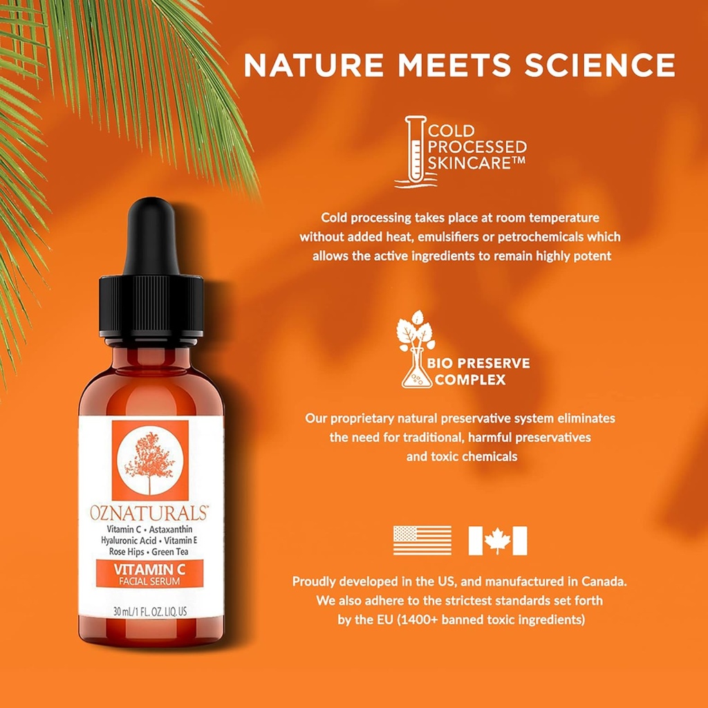 OZ Naturals Vitamin C Facial Serum 30 Ml