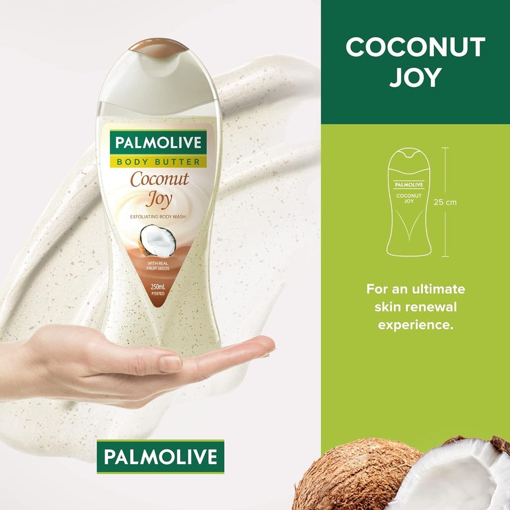 Palmolive Coconut Joy Body Butter Wash 250 Ml