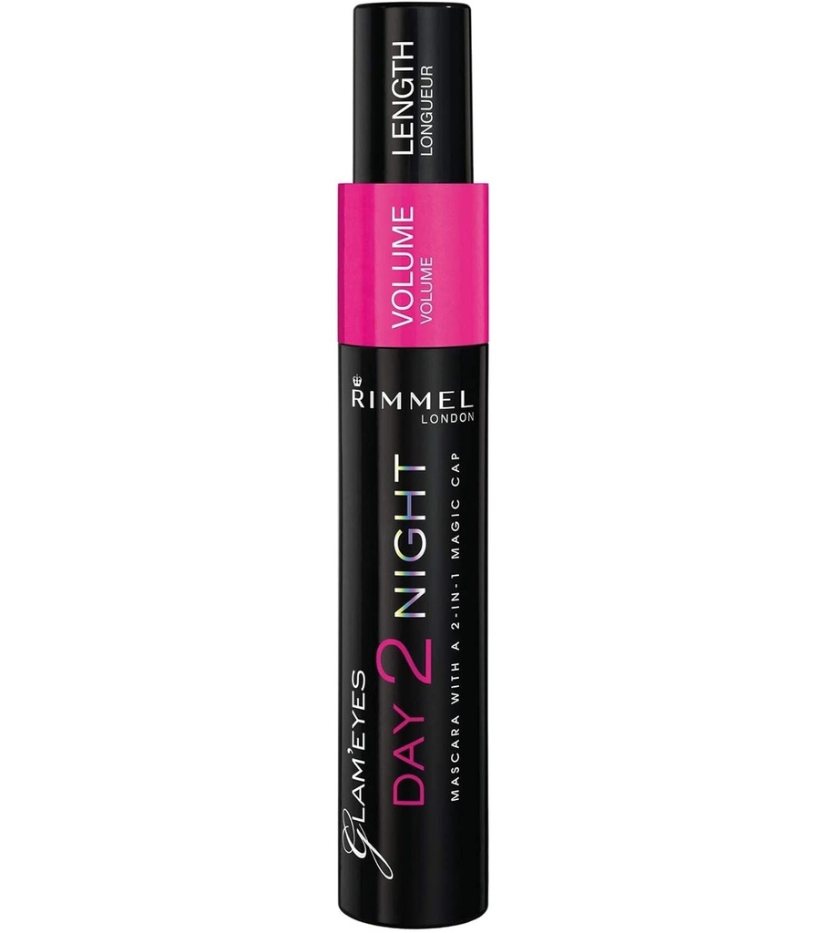 Rimmel Day To Night Mascara With A 2in1 Magic Cap