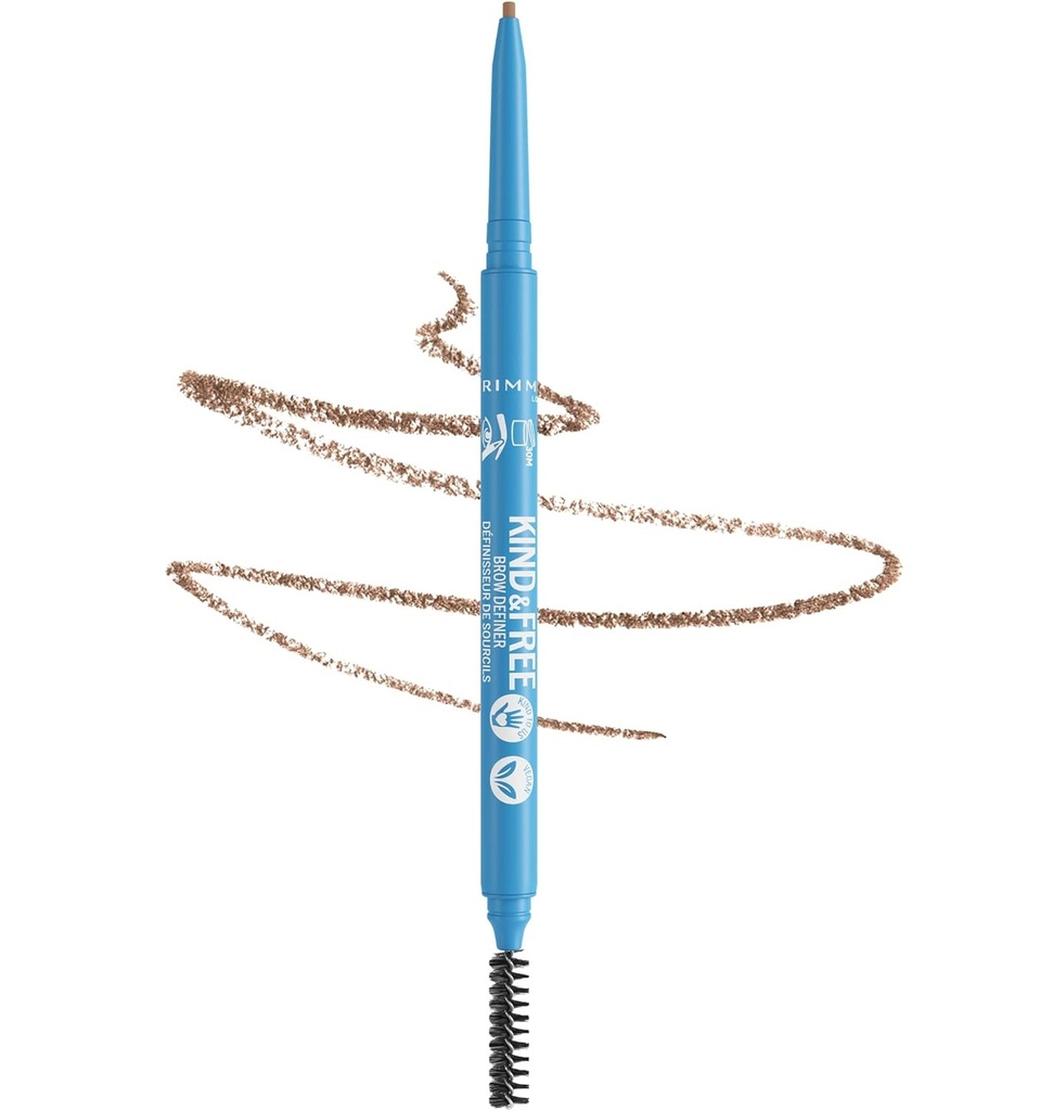 Rimmel Kind & Free Brow Definer Vegan No.03 Warm Brown