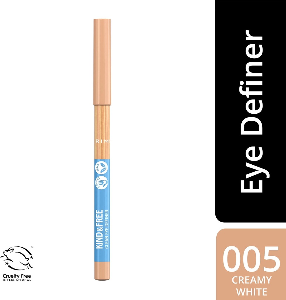 Rimmel Kind & Free Clean Eye Definer Vegan No.05 Creamy White