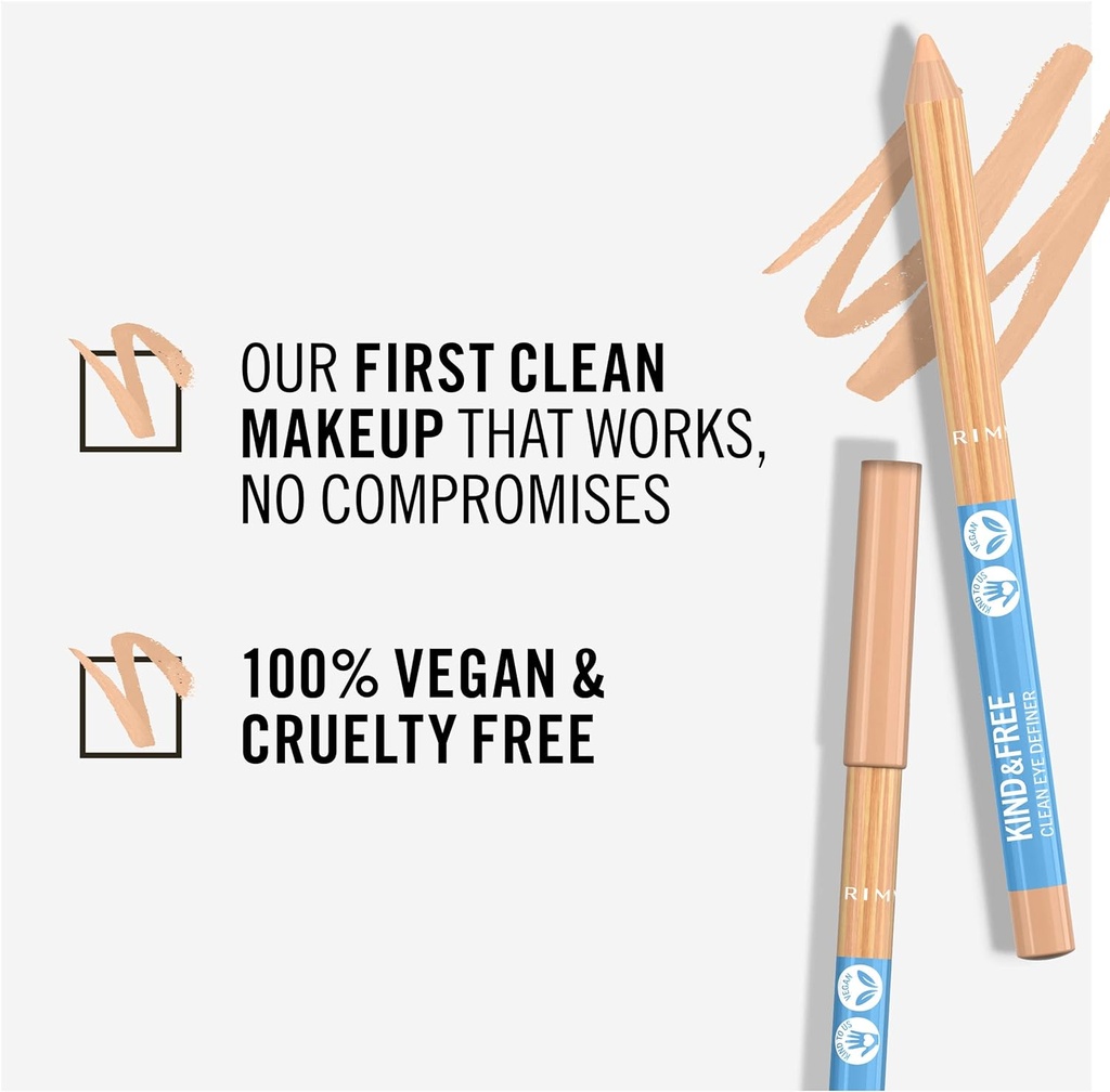 Rimmel Kind & Free Clean Eye Definer Vegan No.05 Creamy White