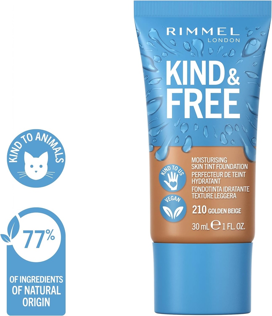 Rimmel Kind & Free Moisturising Skin Tint Foundation No.210