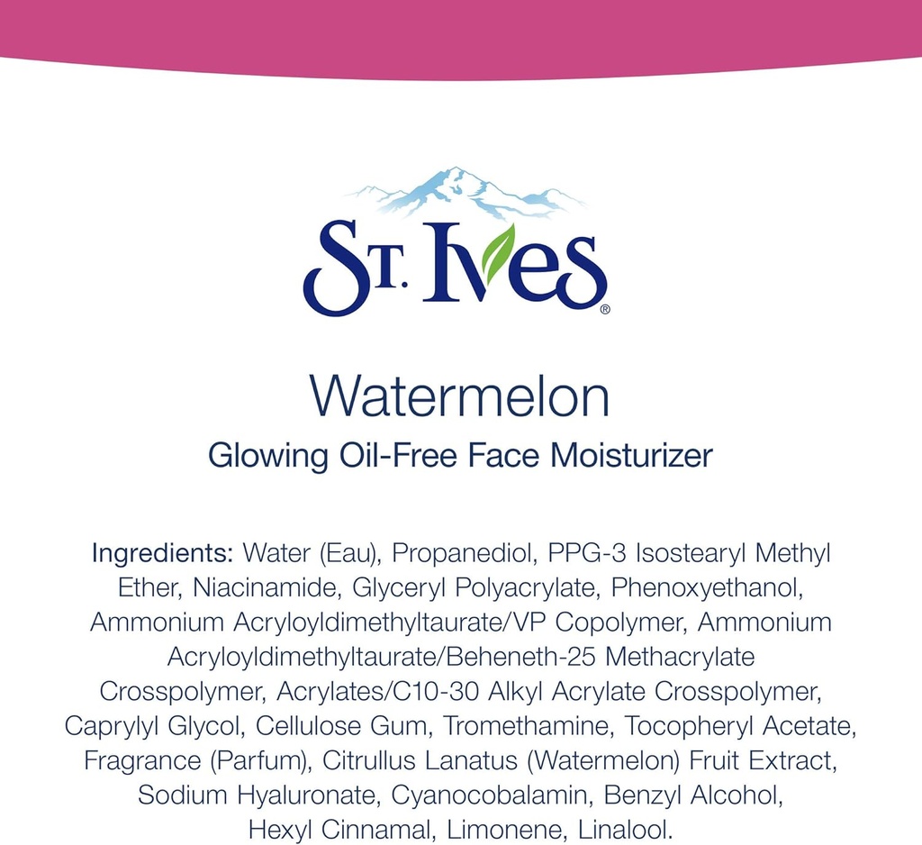 ST.Ives Glowing Oil-Free Face Moisturizer 52g