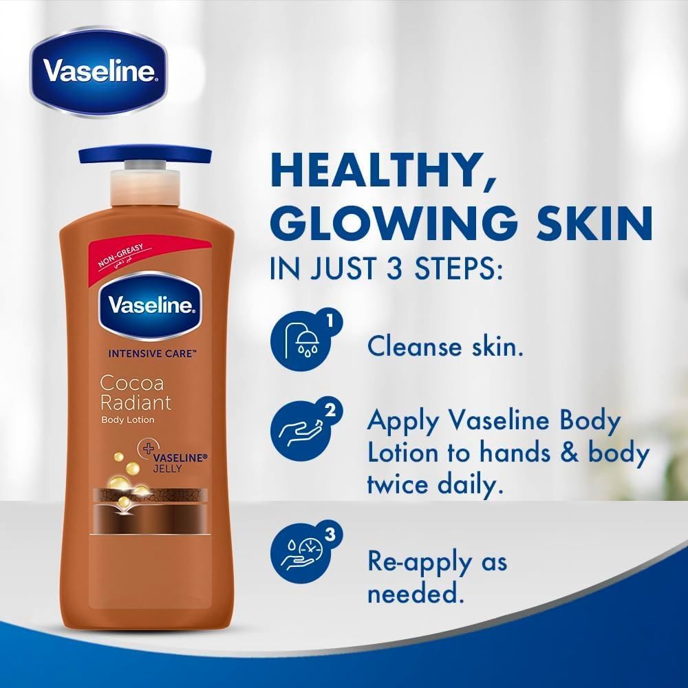 Vaseline Intensive Care Cocoa Glow Body Lotion 400 Ml