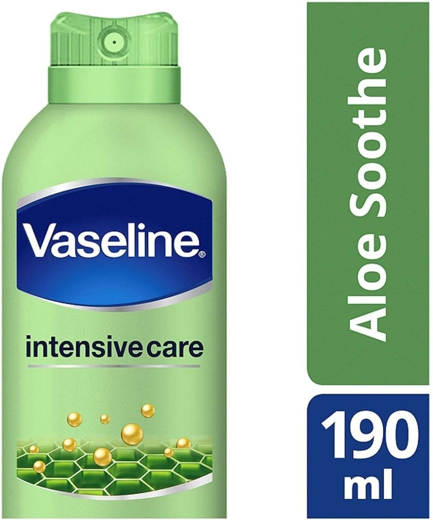 Vaseline Intensive Care Spray Moisturizer Aloe Soothe 190 Ml