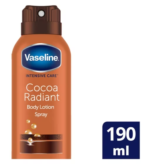 Vaseline Intensive Care Spray Moisturizer Cocoa Radiant 190 Ml