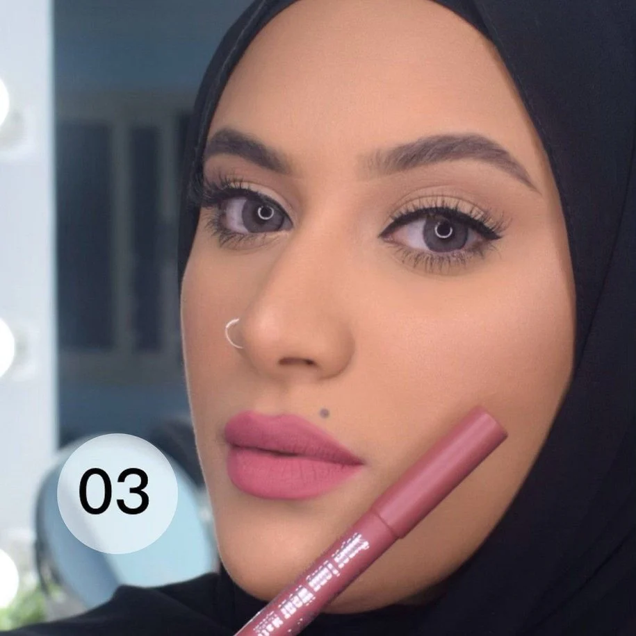 Amanda Super Long Wear Matt Lipstick Pencil No.03