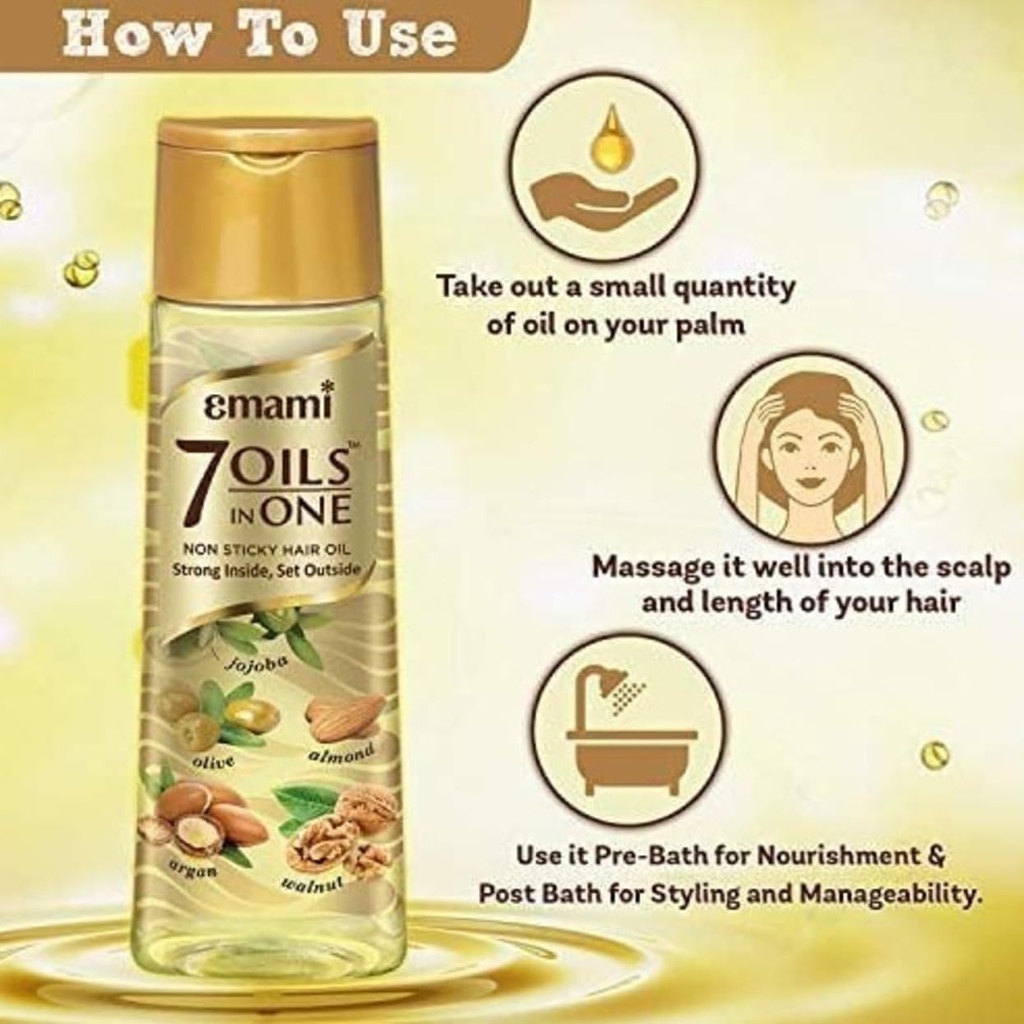 Emami 7 Oils In One Stong Inside & Outside 100 ml