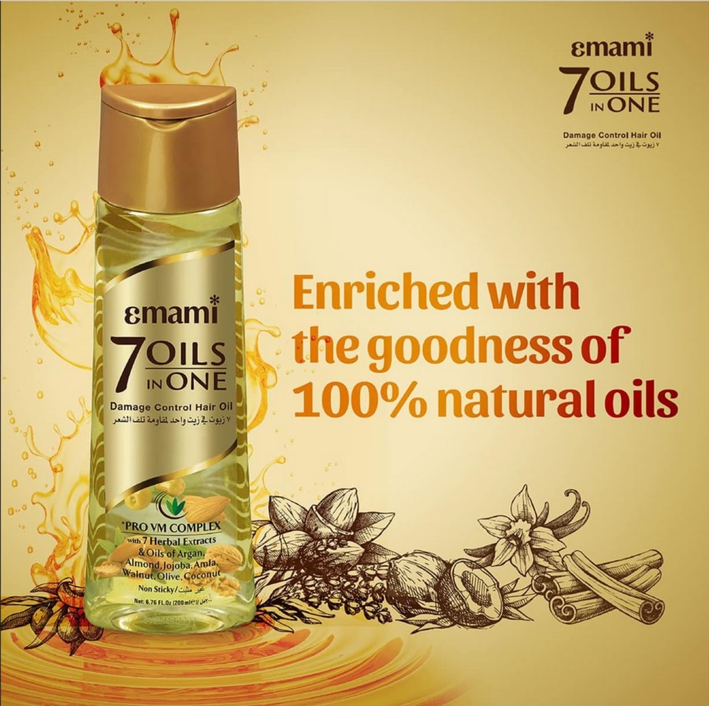 Emami 7 Oils In One Stong Inside & Outside 100 ml