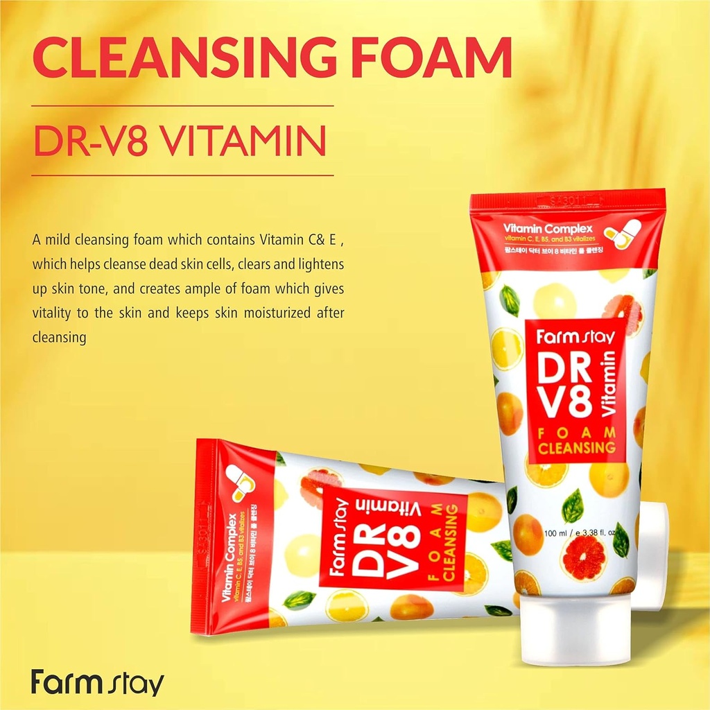 Farm Stay DRV8 Vitamin Foam Cleansing 100 Ml