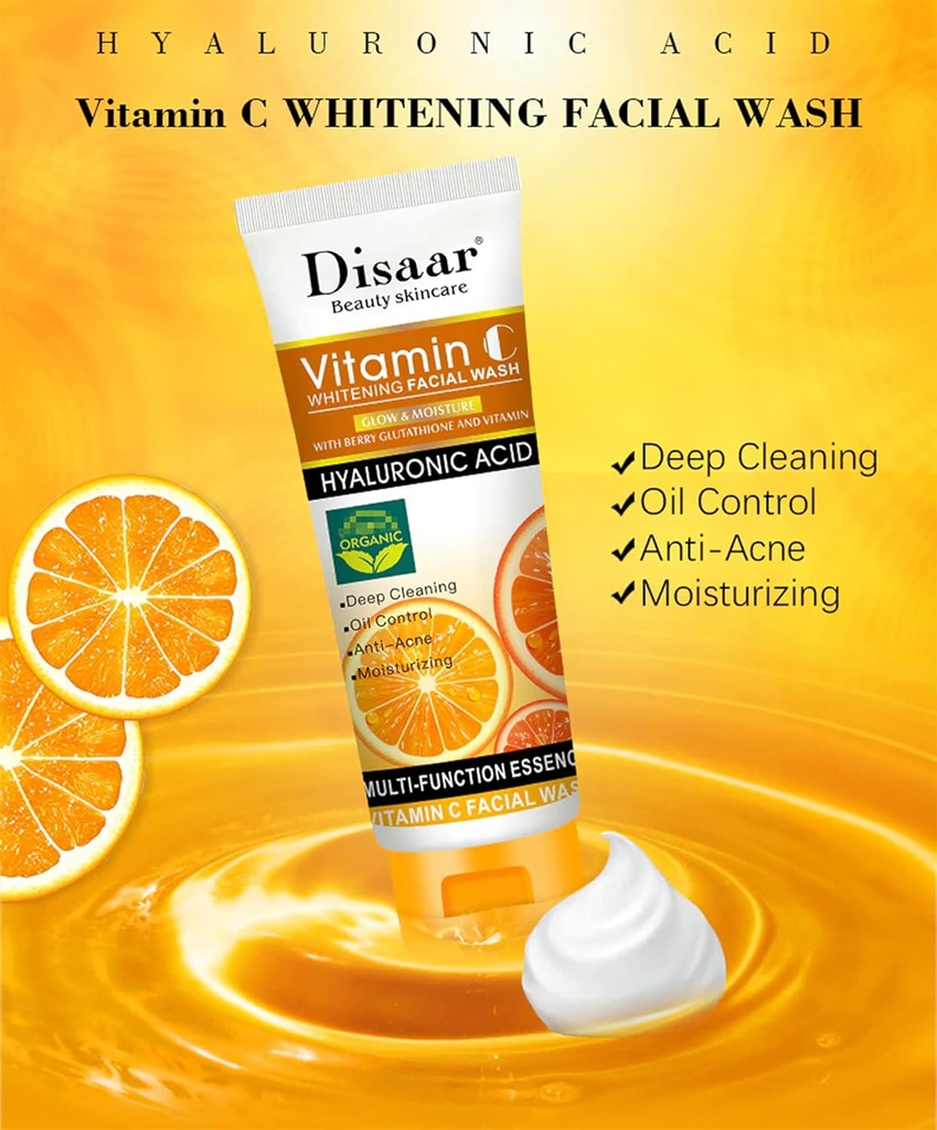 Disaar Vitamin C Whitening Facial Wash 100 ml