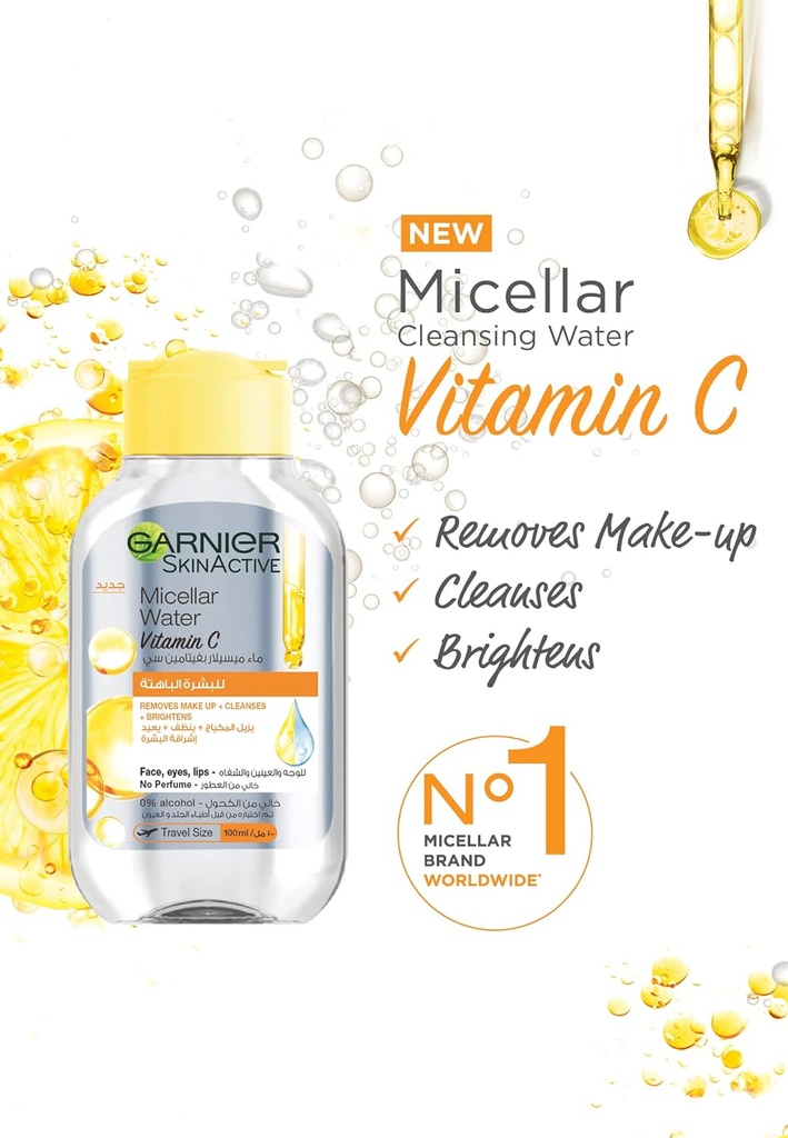 Garnier Skin Active Micellar Cleansing Vitamin C 100 Ml