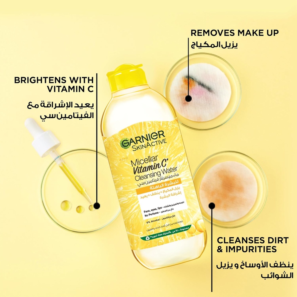 Garnier Skin Active Micellar Cleansing Vitamin C 400 Ml