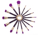 Jessup Colorful Brushes Set 15 PCS T114 Purple