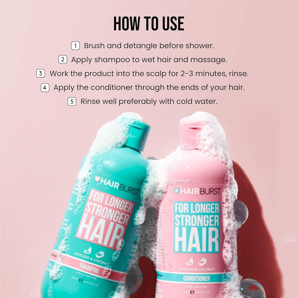 Hair Burst For Longer Stronger Shampoo & Conditioner