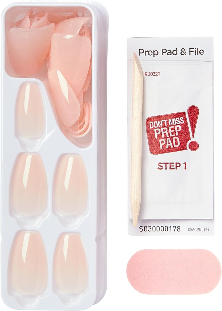 Impress Color Nails Medium Coffin Shape 502 Serendipity