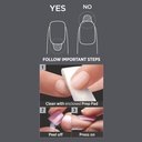 Impress Color Nails Coffin Shape 509 Cloudless