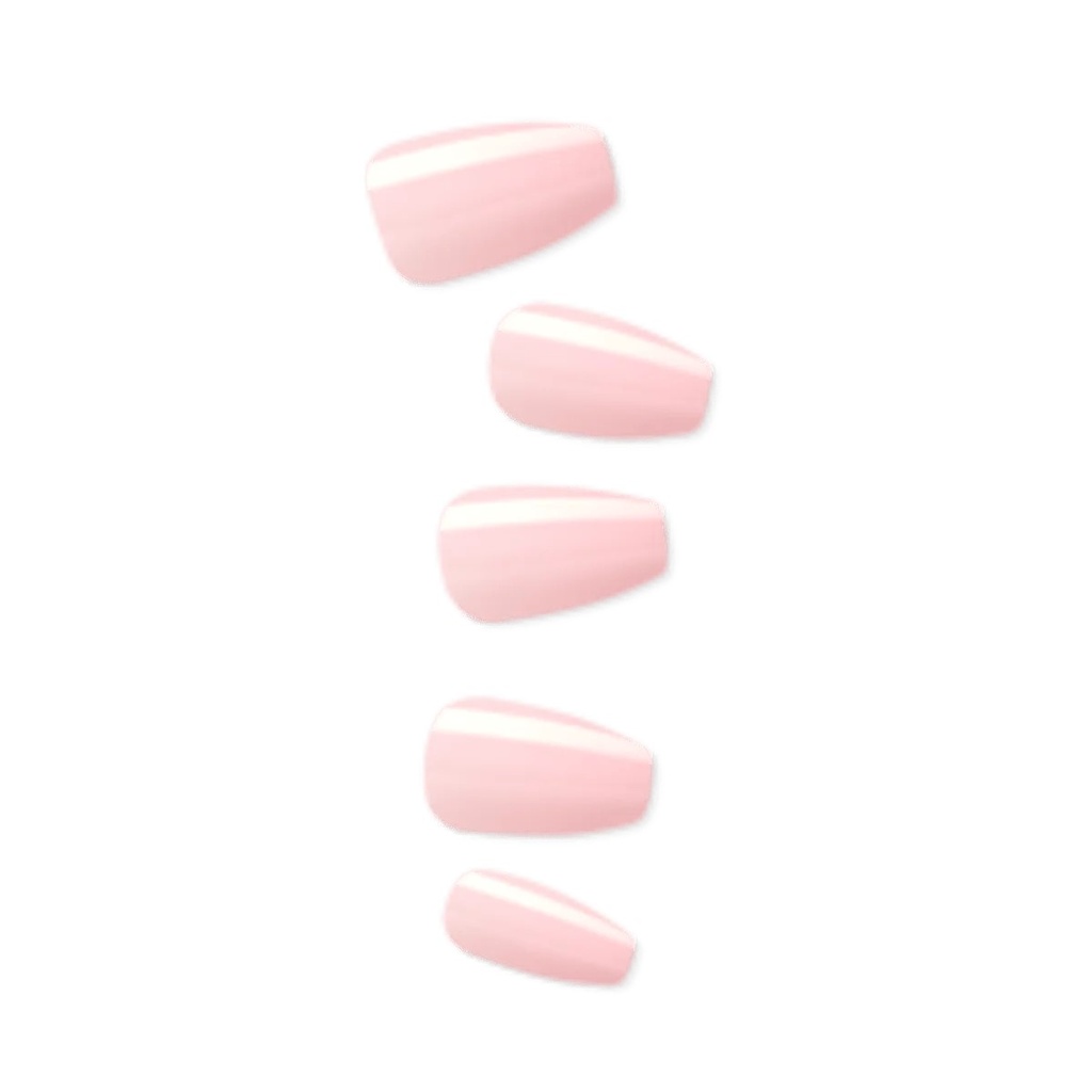 Impress Color Nails Medium Coffin Shape 503 Pink Dream