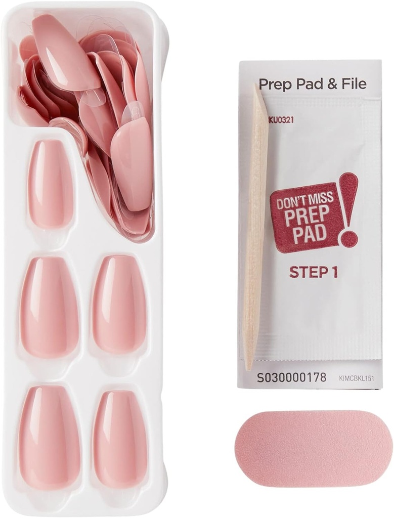 Impress Color Nails Medium Coffin Shape 504 Sumptuous