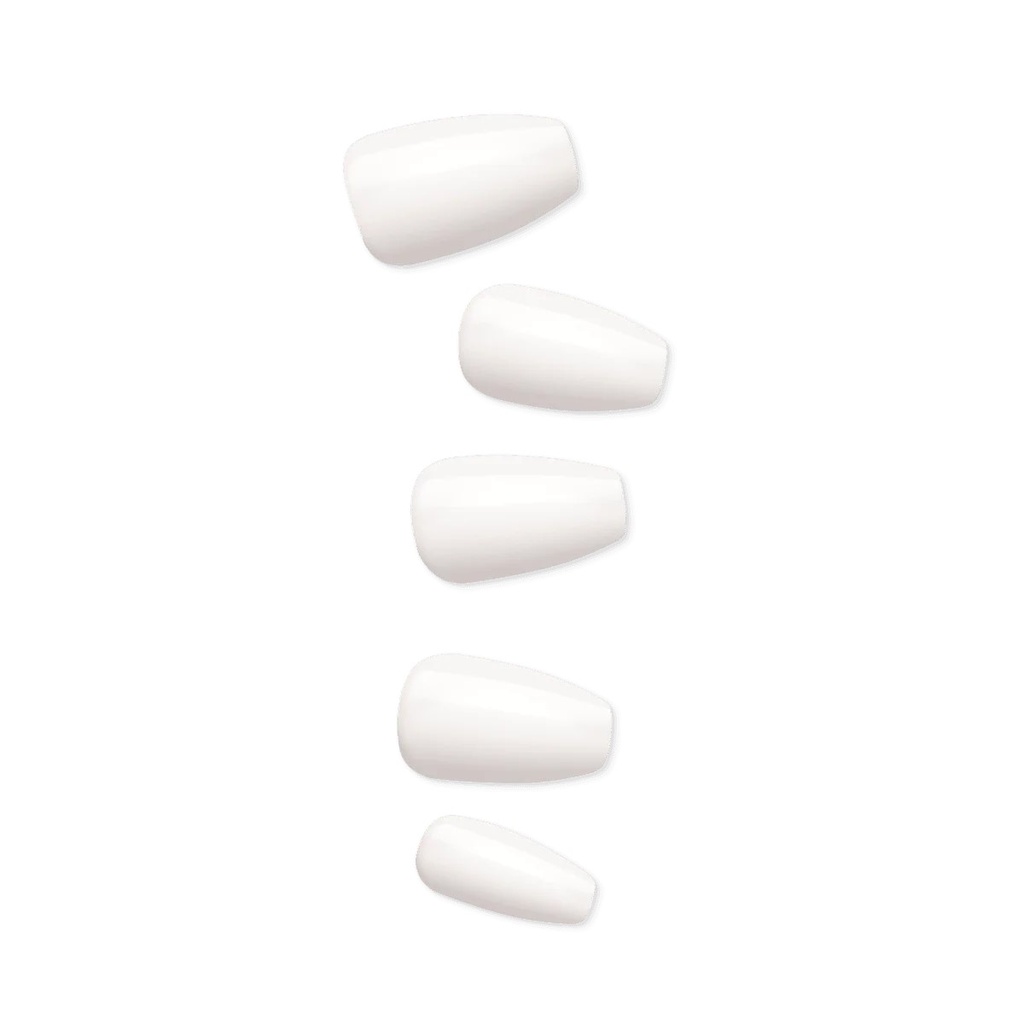 Impress Color Nails Medium Coffin Shape Frosting