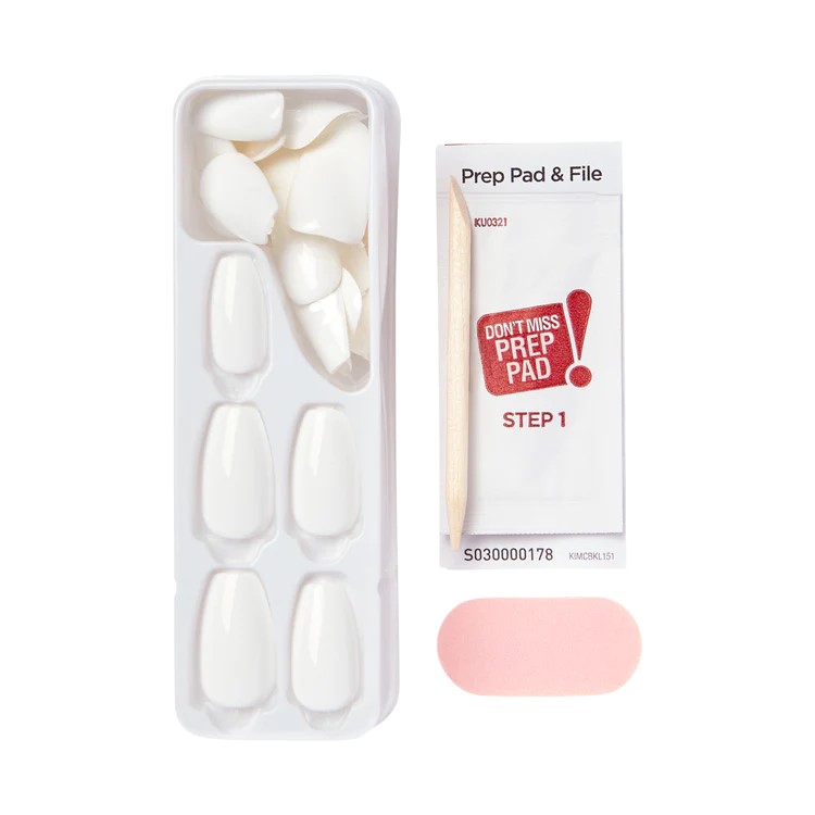 Impress Color Nails Medium Coffin Shape Frosting