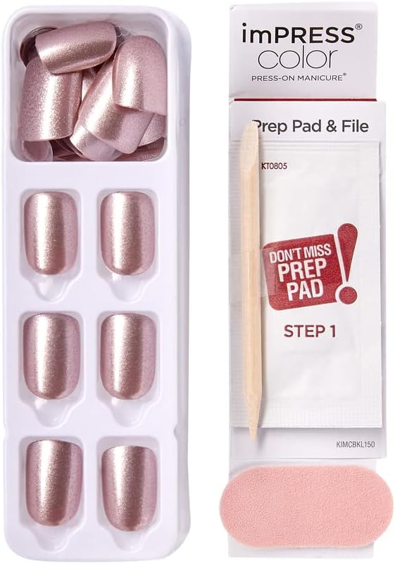 Impress Color Nails Short 004 Paralyzed Pink
