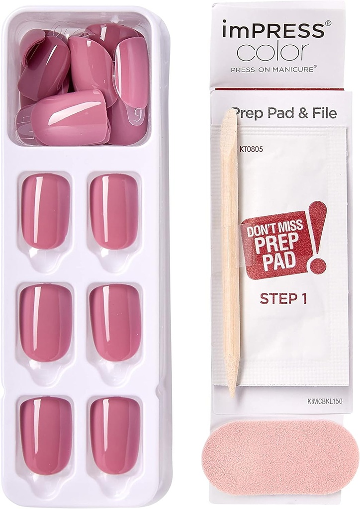 Impress Color Nails Short 005 Petal Pink