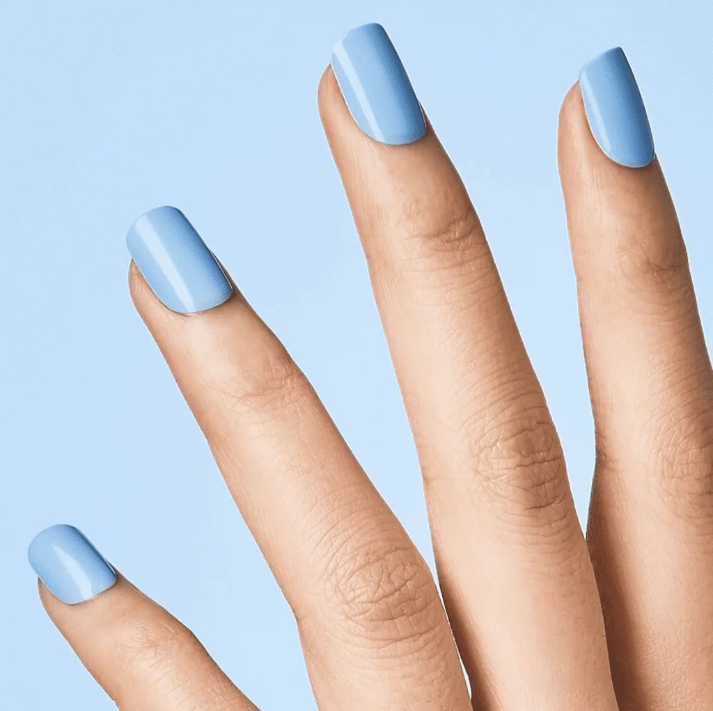 Impress Color Nails Short 015 Baby Why So Blue