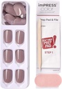 Impress Color Nails Short 024 Taupe Prize