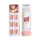 Impress Color Nails Short 026 Latte