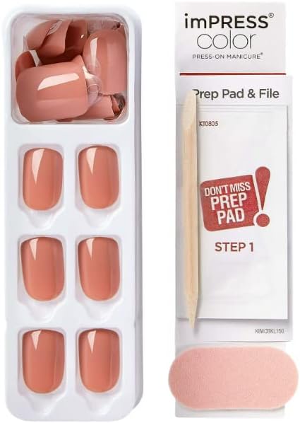 Impress Color Nails Short 027 Caramel