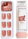 Impress Color Nails Short 027 Caramel
