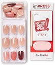 Impress Gel Short Nails Before Sunset