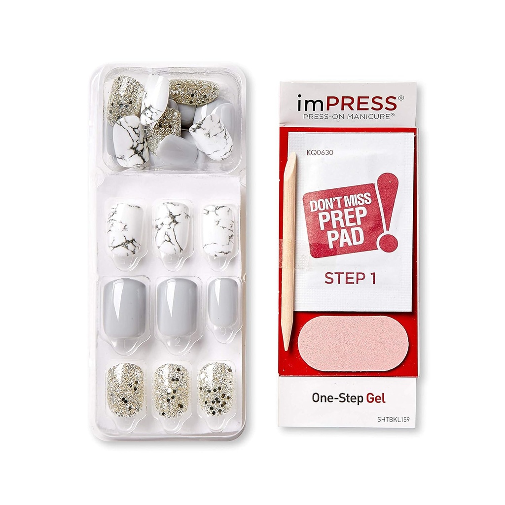 Impress Gel Short Nails Knock Out