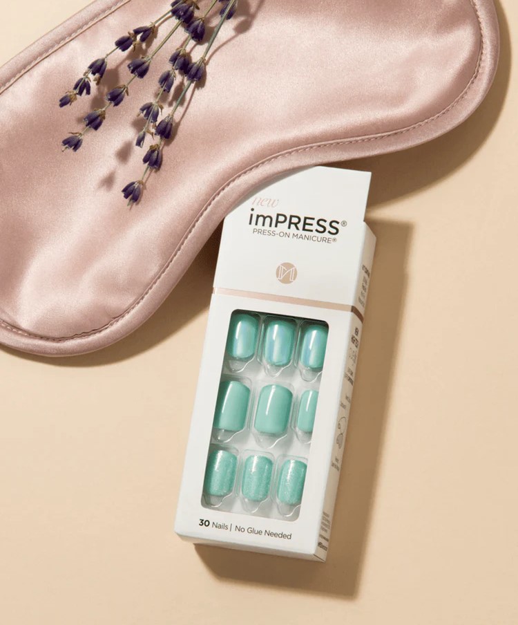 Impress Gel Short Nails Rain Check