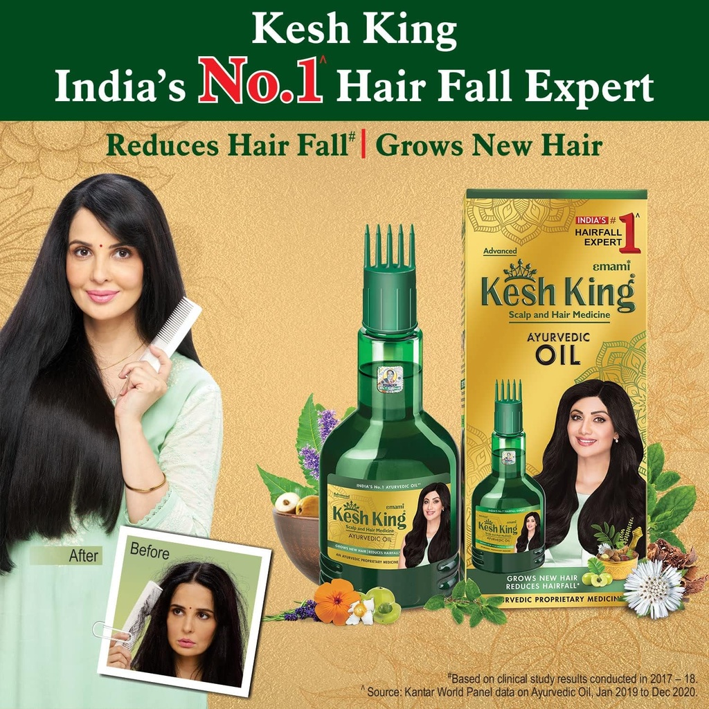 Kesh King Scalp & Hair Medicine Ayuredic Oil 100 Ml