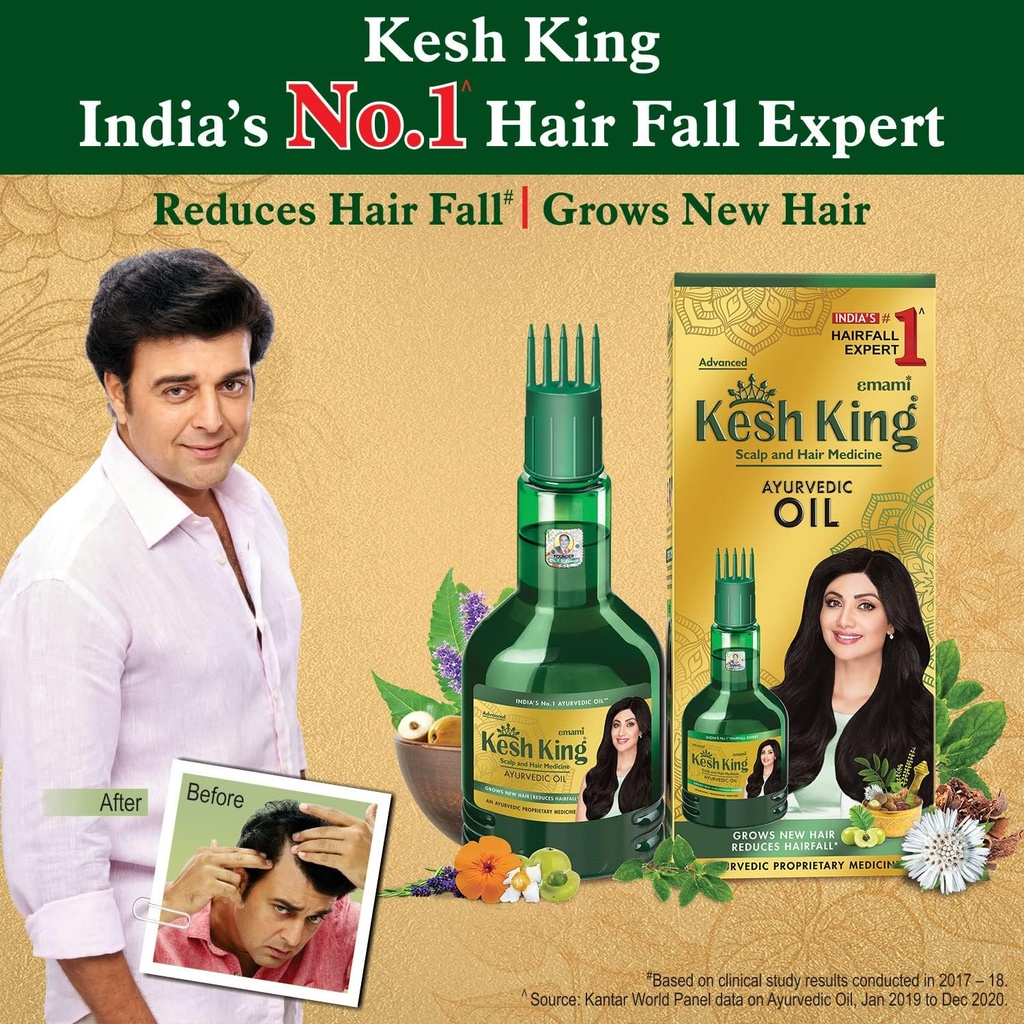 Kesh King Scalp & Hair Medicine Ayuredic Oil 100 Ml