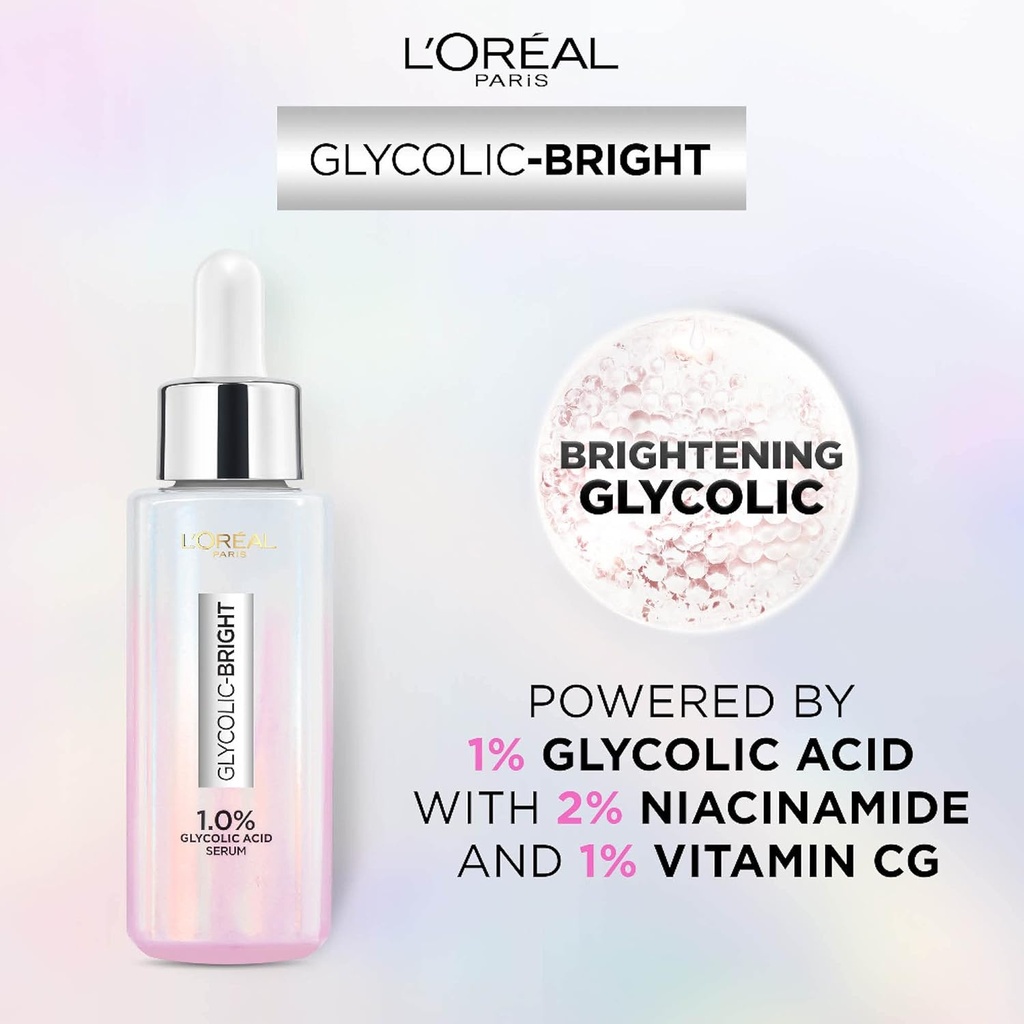 L'Oréal Glycolic-Bright Instant Glowing Serum 15 Ml