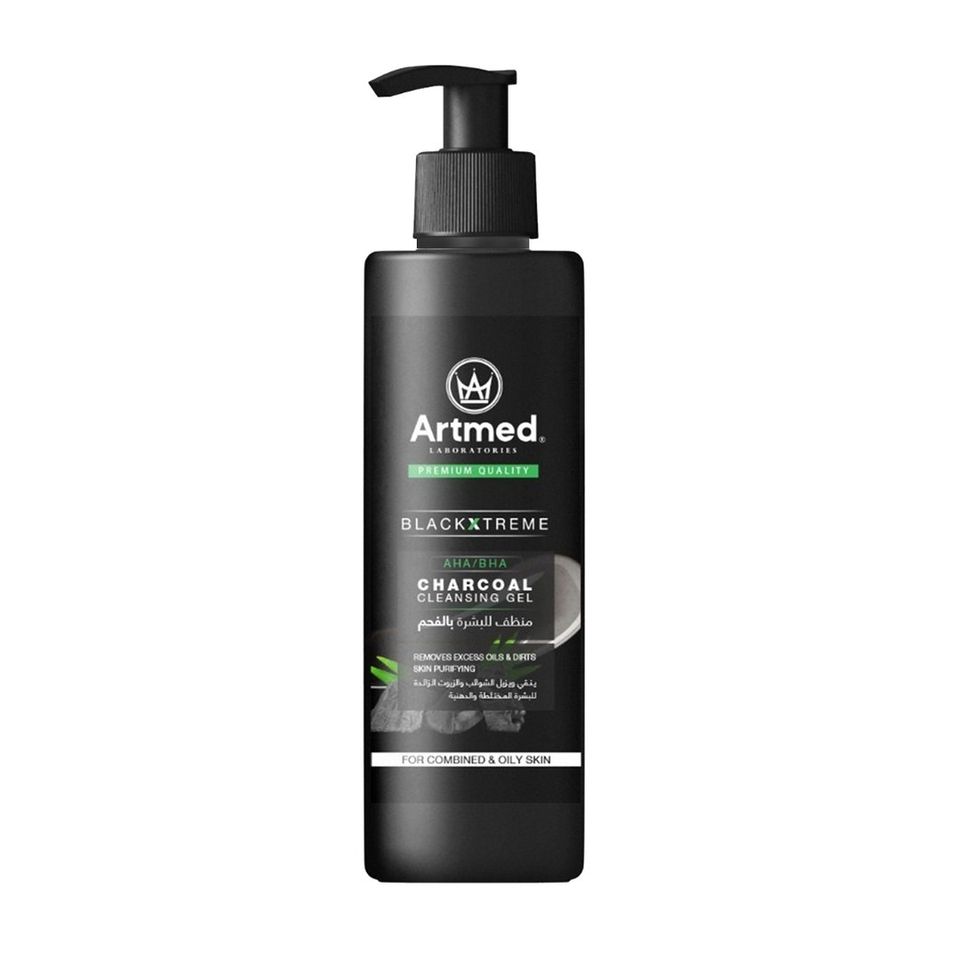 Artmed Black Xtreme Charcoal Cleansing Gel 250 Ml