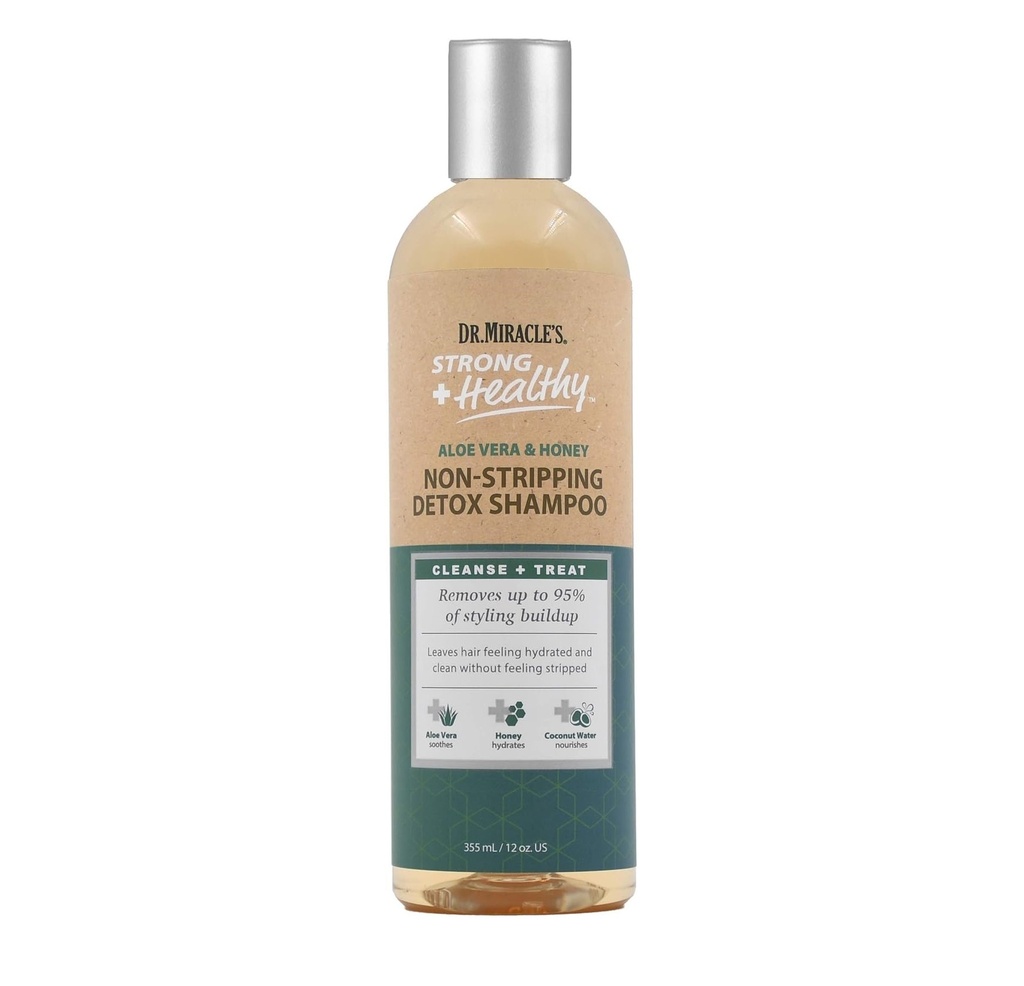 DR.Miracle's Strong + Healthy Aloe Vera & Honey Detox Shampoo 355 Ml