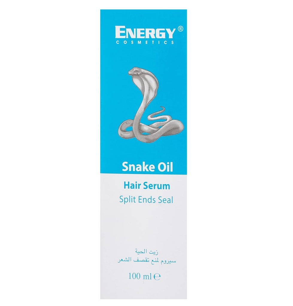 Energy Snake Oil Hair Serum Spilt Ends Seal 100 Ml