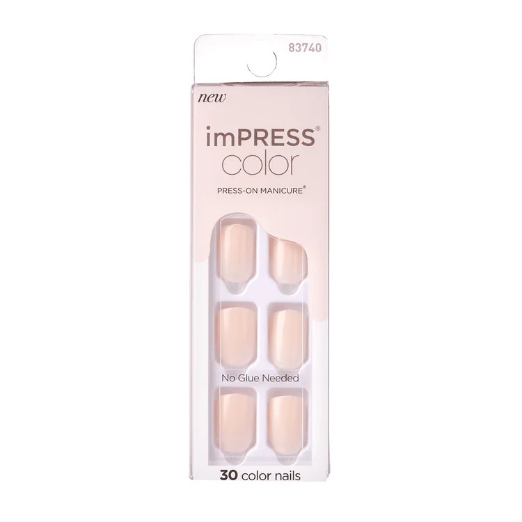 Impress Color Nails Shape 001 Point Pink